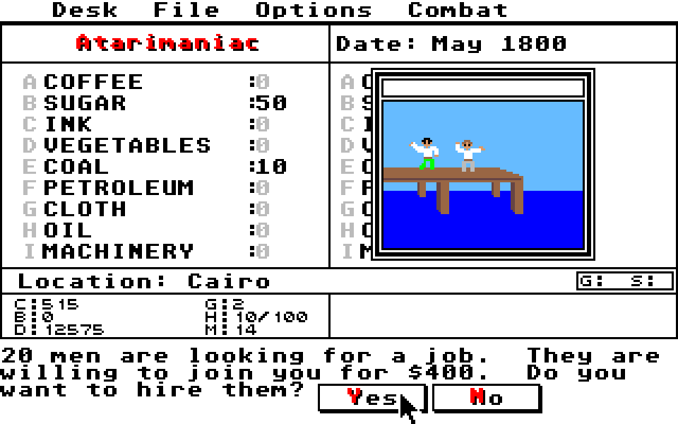 Taipan II atari screenshot